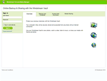 Tablet Screenshot of onlinebackup.windstream.com